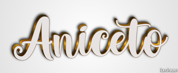 Aniceto Efeito de texto