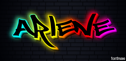 Arlene Text effect