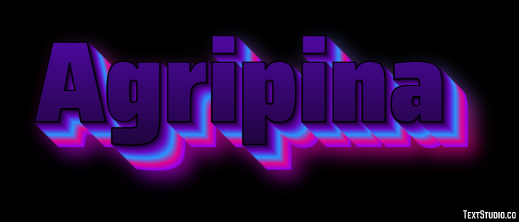 Agripina Efecto de texto