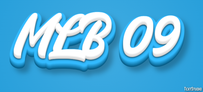 MLB 09 Efecto de Texto