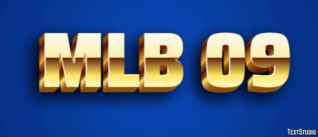 MLB 09 Texteffekt