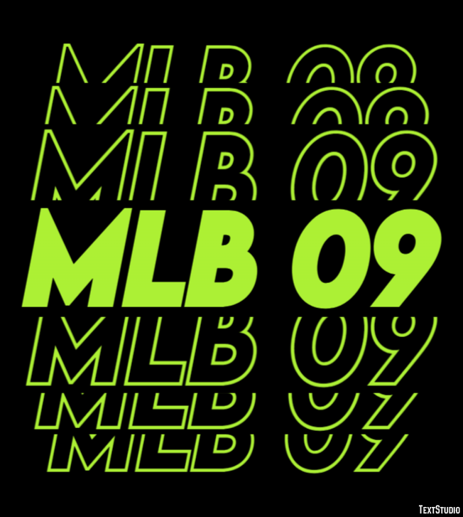 MLB 09 Efecto de Texto