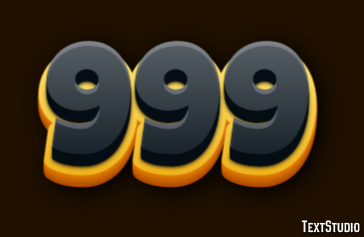999 Texteffekt