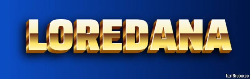 Loredana Texteffekt