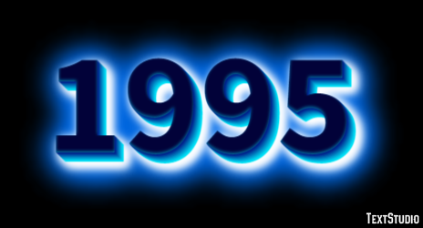 1995 Text Effect