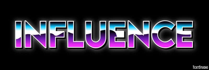 Influence Text effect