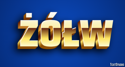 żółw Efekt tekstowy