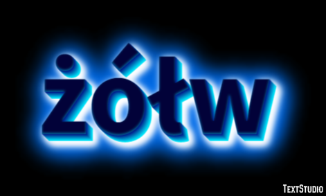 żółw Efekt tekstowy