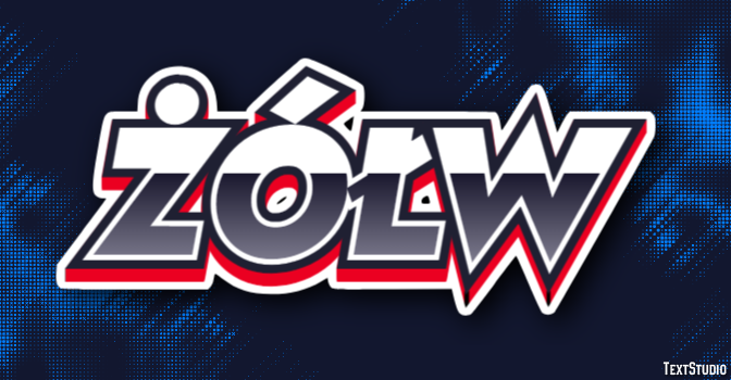 żółw Efekt tekstowy