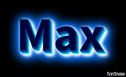 Max Text Effect