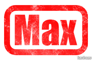 Max Text effect