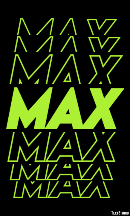Max Text Effect