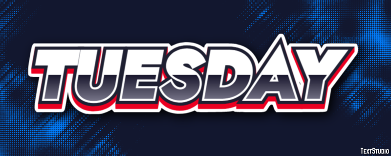 Tuesday Tekst Effect