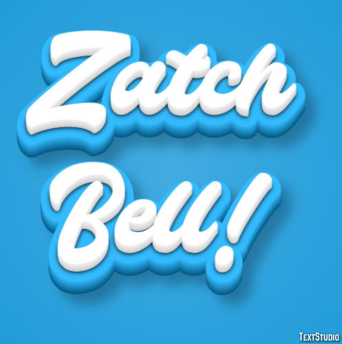 Zatch Bell! Text Effect