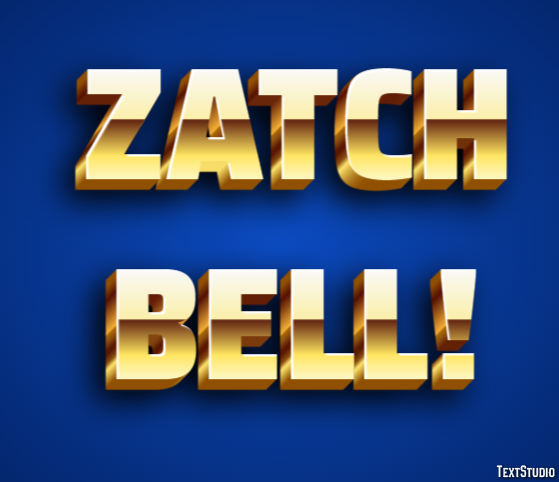Zatch Bell! Texteffekt