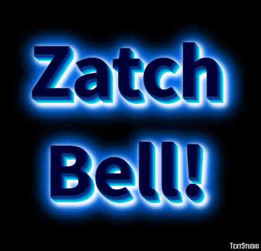 Zatch Bell! テキスト効果