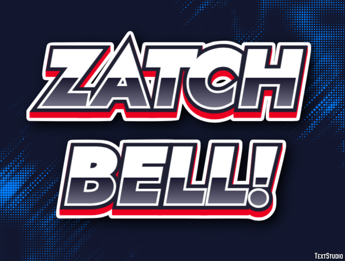 Zatch Bell! Text Effect