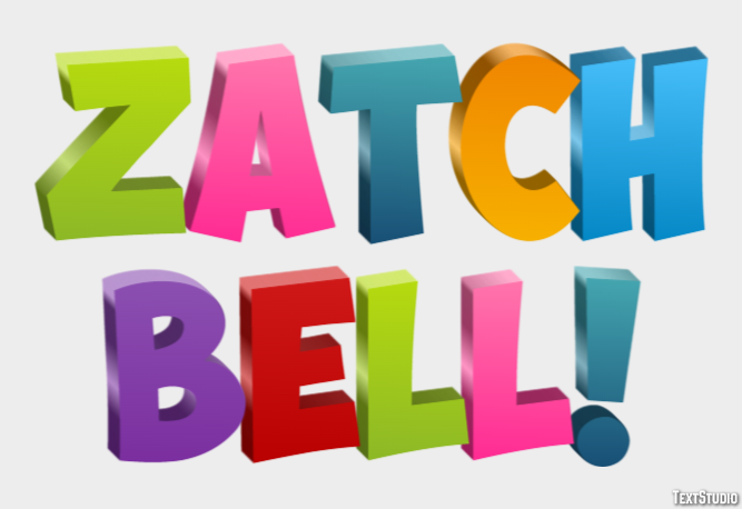 Zatch Bell! Text Effect