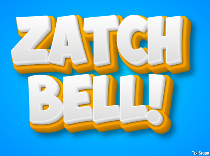 Zatch Bell! Text Effect