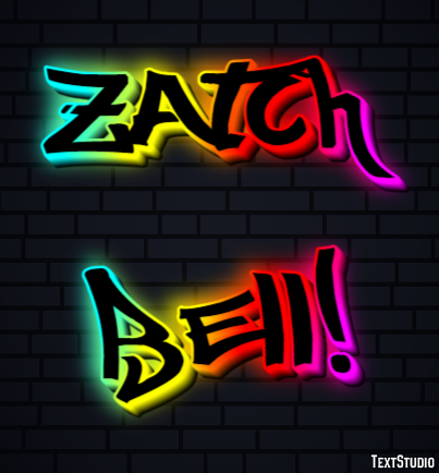 Zatch Bell! Text Effect
