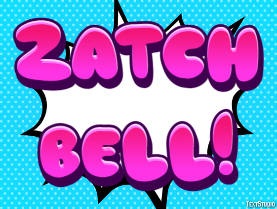 Zatch Bell! Text Effect