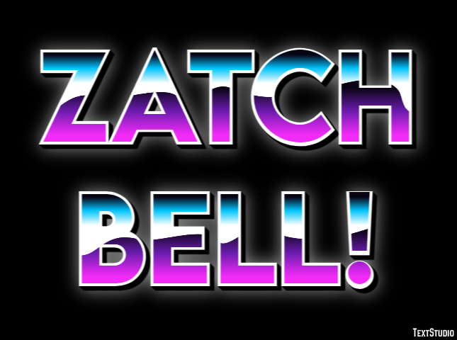 Zatch Bell! Text Effect