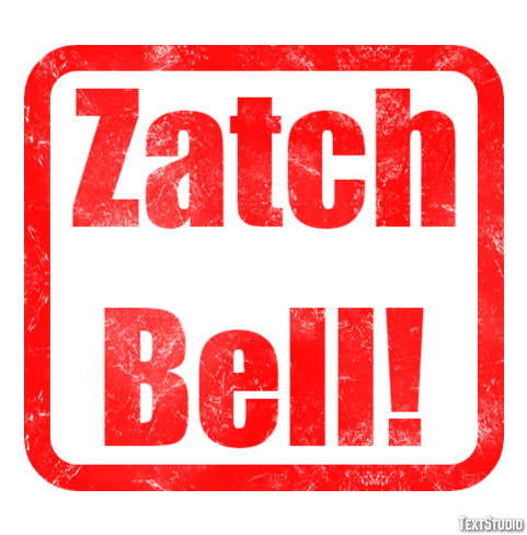 Zatch Bell! Text Effect