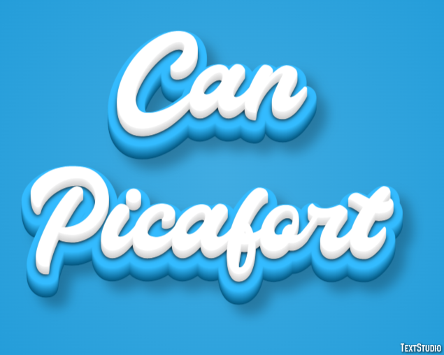 Can Picafort Efekt tekstowy