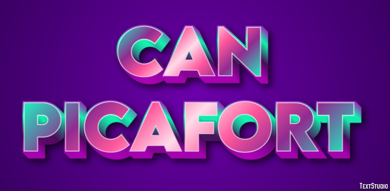 Can Picafort Efekt tekstowy