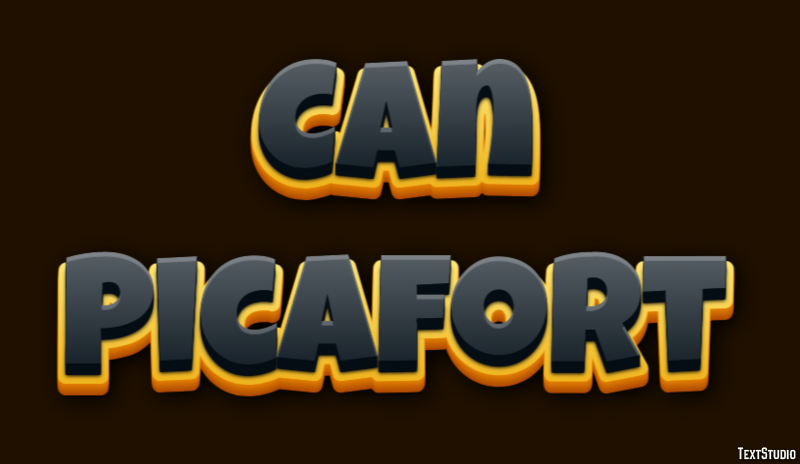 Can Picafort Efekt tekstowy