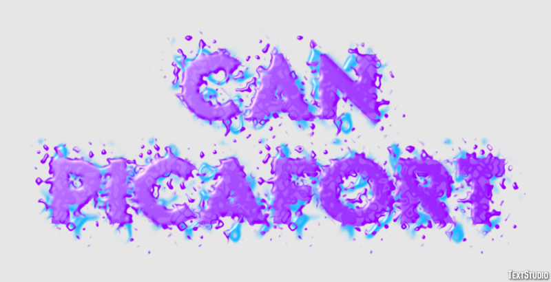 Can Picafort Эффект текста