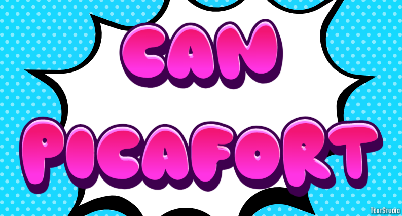 Can Picafort Efekt tekstowy