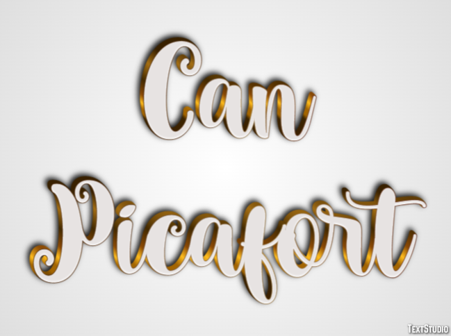 Can Picafort Efekt tekstowy