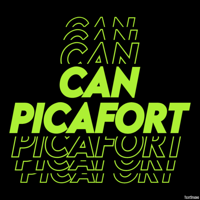 Can Picafort Efekt tekstowy