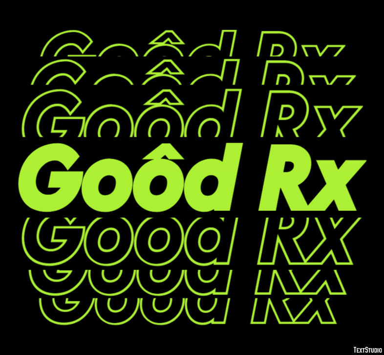 Goôd Rx テキスト効果