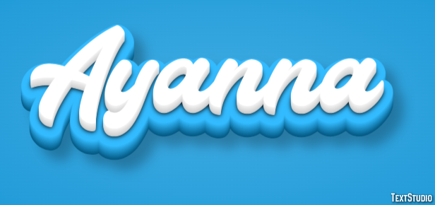 Ayanna テキスト効果