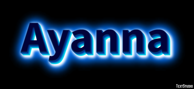 Ayanna テキスト効果