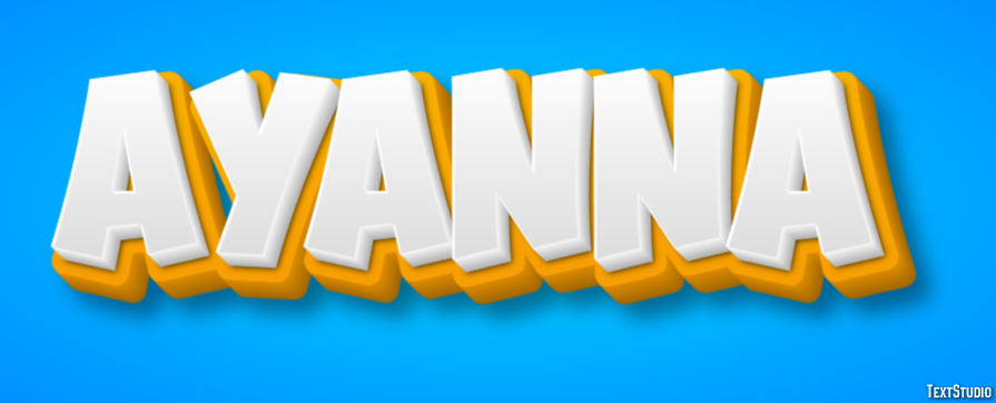 Ayanna Text Effect