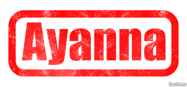 Ayanna Efeito de texto