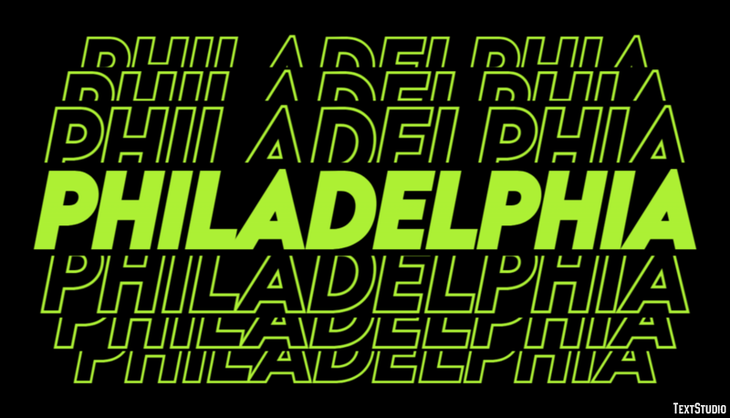 Philadelphia Efekt tekstowy