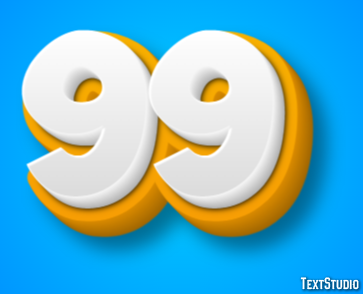 99 Efecto de Texto