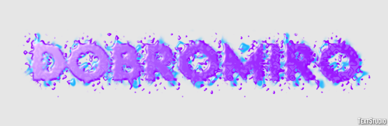 Dobromiro Efecto de texto