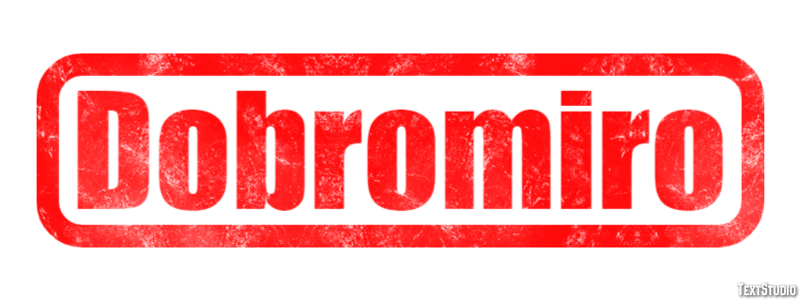Dobromiro Efecto de texto