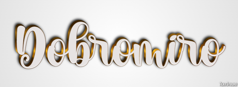 Dobromiro Efecto de texto