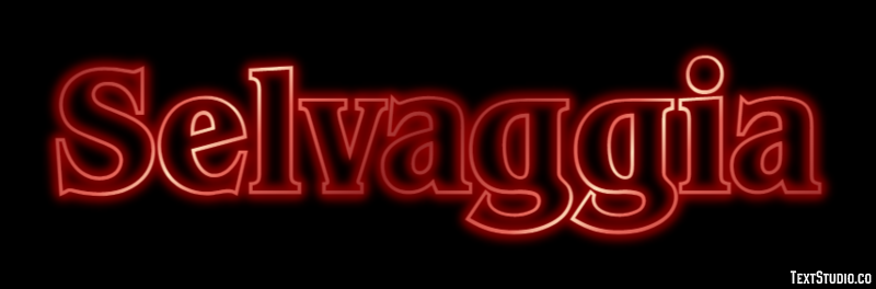 Selvaggia Effetto testo