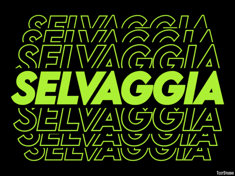 Selvaggia Effetto testo
