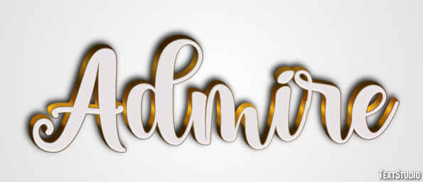 Admire Texteffekt