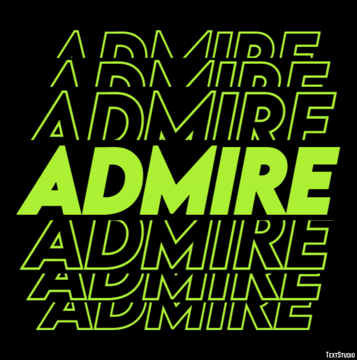 Admire Text Effect