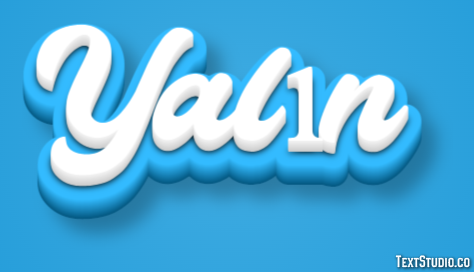 Yalın Text Effect