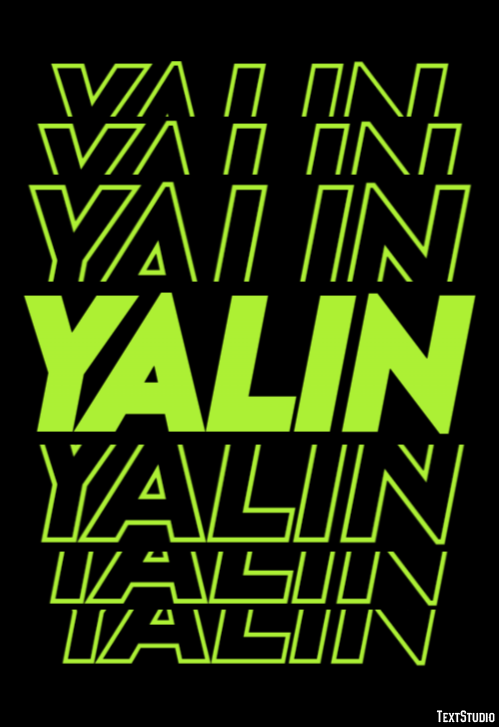 Yalın Text Effect